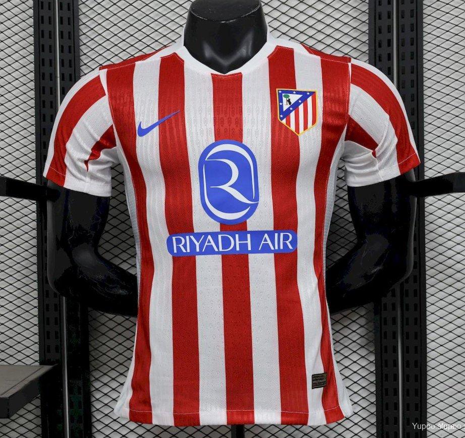 Camiseta de fútbol Atlético Madrid 2025/26 LOCAL MANGA CORTA VERSION JUGADOR